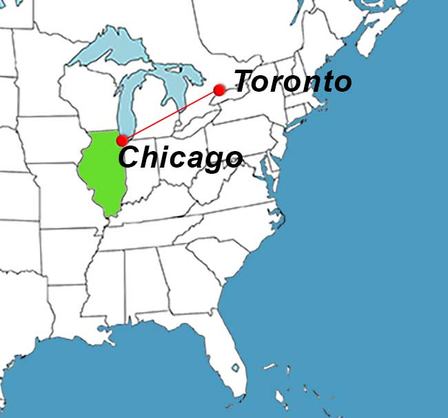 charter flights from Toronto Billy Bishop to USA